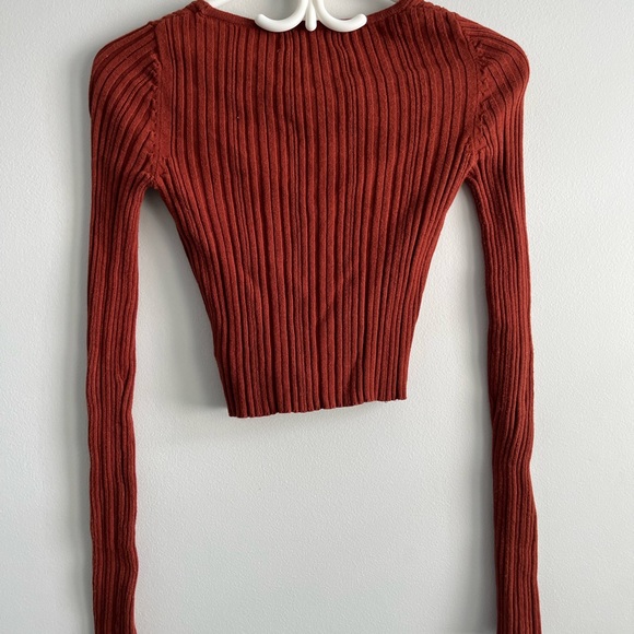 Cropped cardigan sweater - Picture 3 of 4